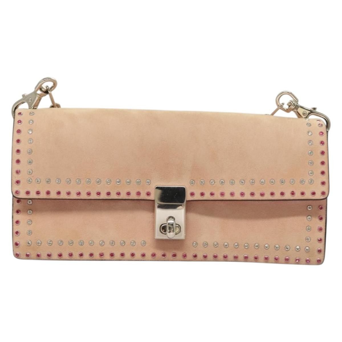 Valentino Valentino Garavani Turnlock Chain Suede Size ONE SIZE - 18 Thumbnail