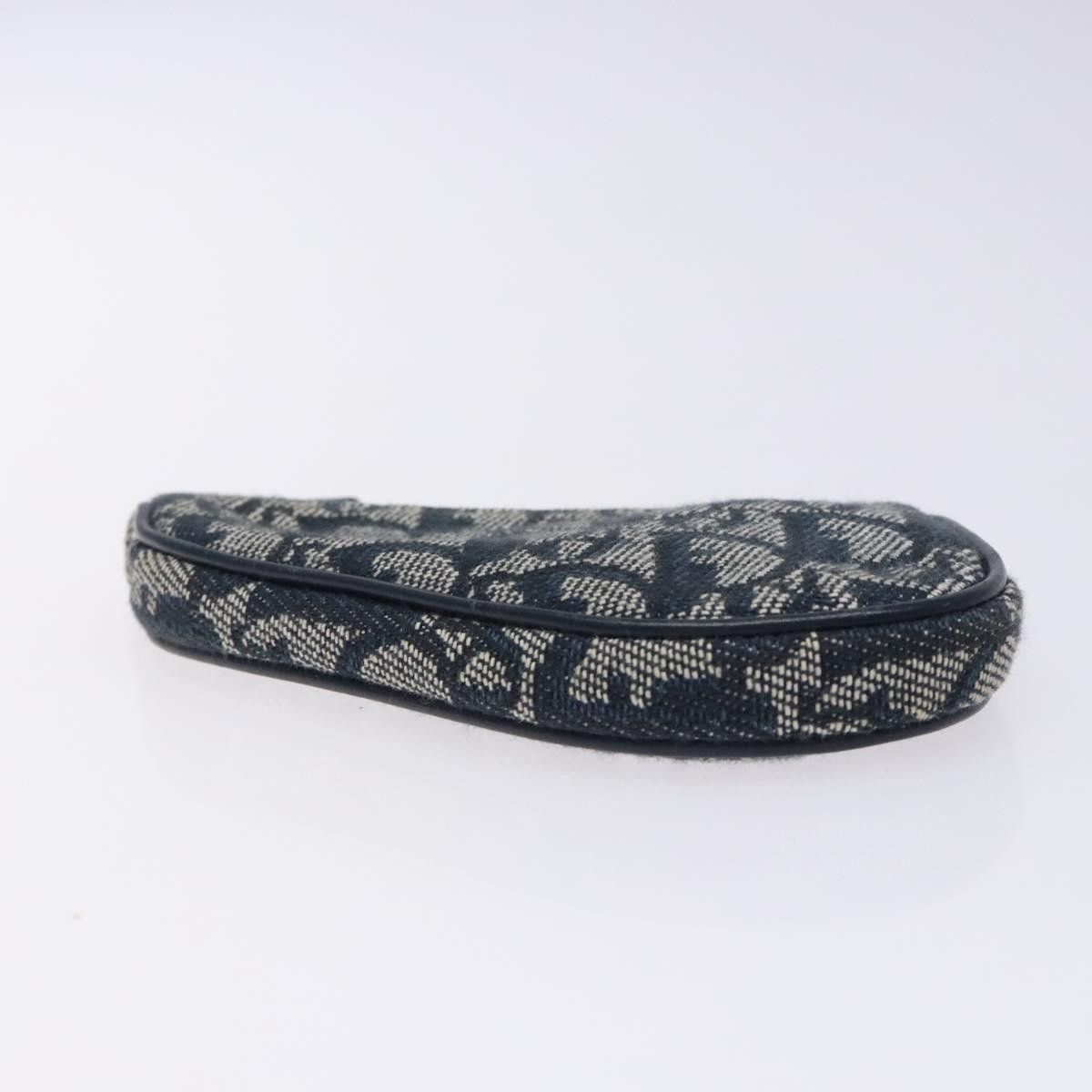 Dior Christian Dior Vintage Saddle Zip Coin Purse Diorissimo Canvas Size ONE SIZE - 16 Thumbnail