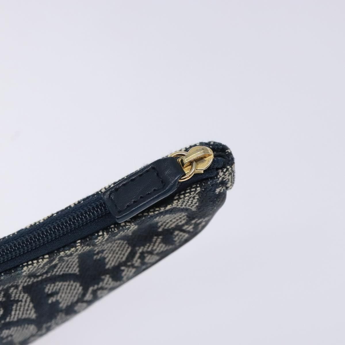 Dior Christian Dior Vintage Saddle Zip Coin Purse Diorissimo Canvas Size ONE SIZE - 13 Thumbnail