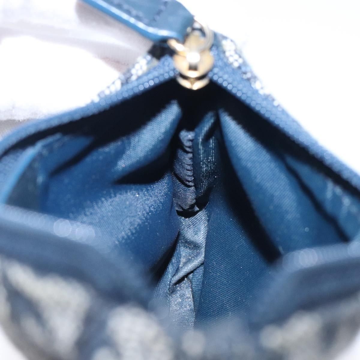 Dior Christian Dior Vintage Saddle Zip Coin Purse Diorissimo Canvas Size ONE SIZE - 15 Thumbnail