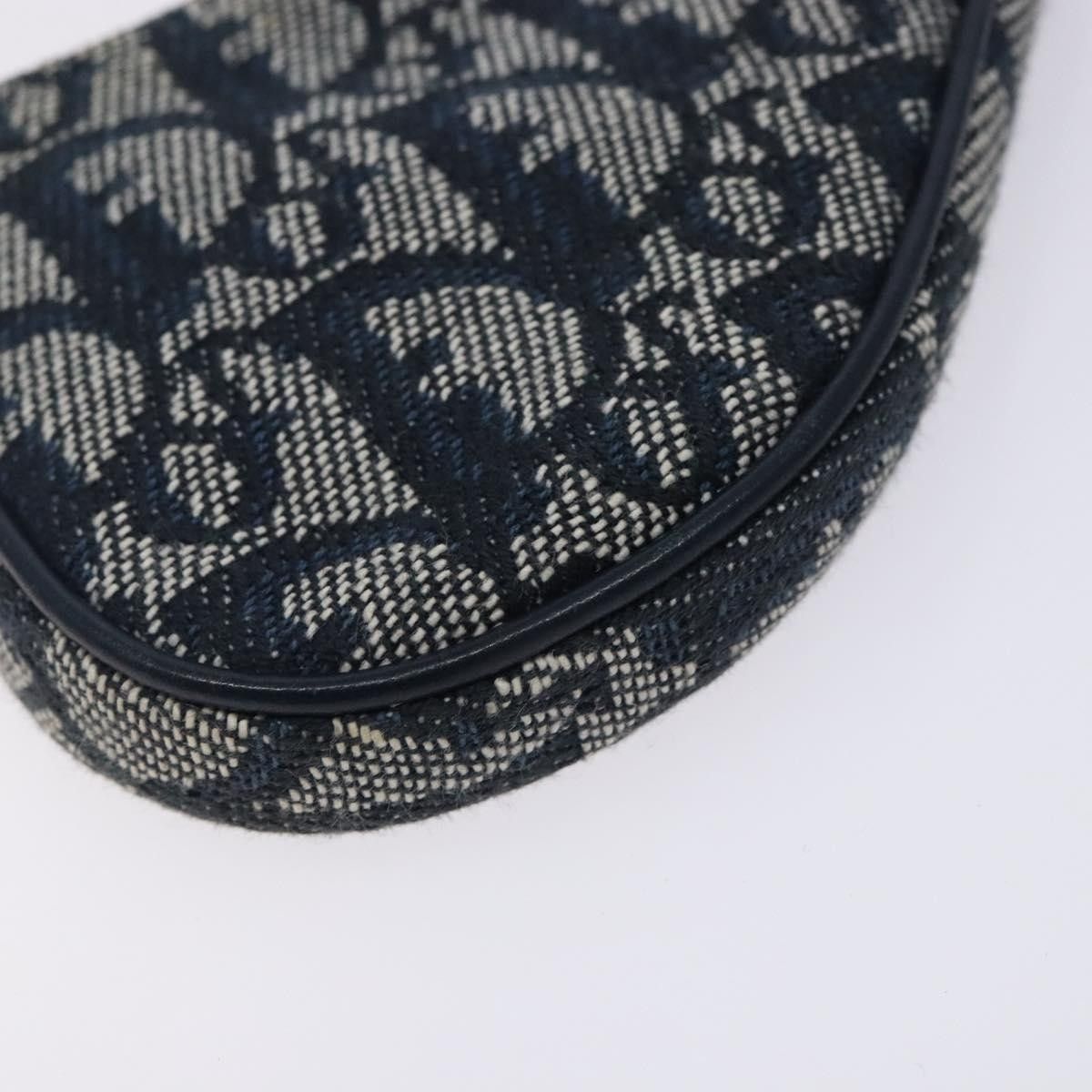Dior Christian Dior Vintage Saddle Zip Coin Purse Diorissimo Canvas Size ONE SIZE - 12 Thumbnail
