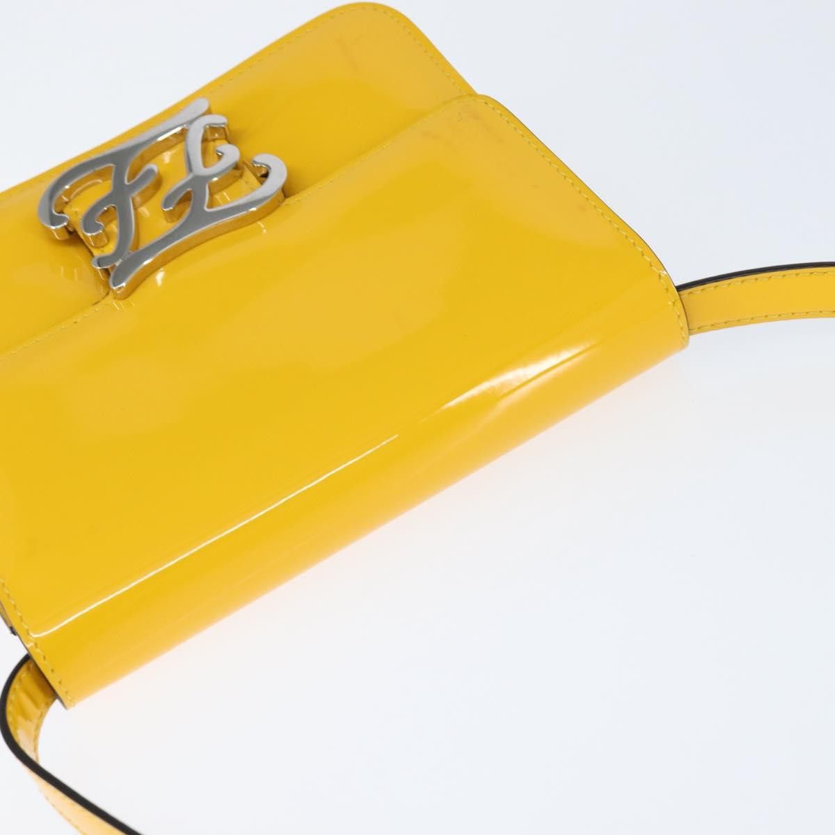 Fendi Fendi Karligraphy Crossbody Bag Patent Size ONE SIZE - 6 Thumbnail