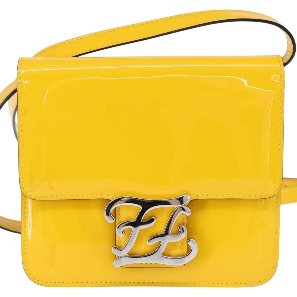 Fendi Fendi Karligraphy Crossbody Bag Patent Size ONE SIZE - 2 Thumbnail