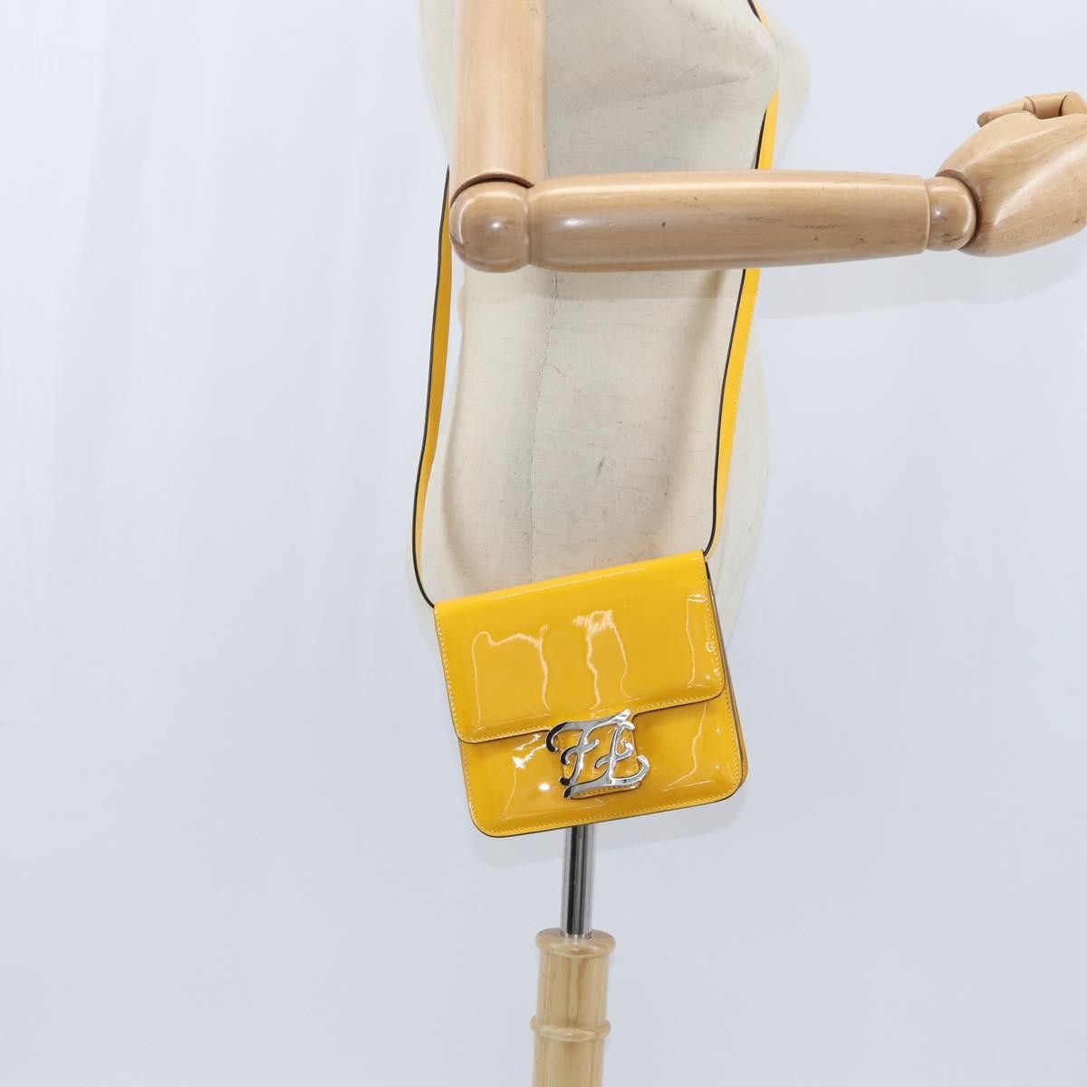 Fendi Fendi Karligraphy Crossbody Bag Patent Size ONE SIZE - 23 Thumbnail