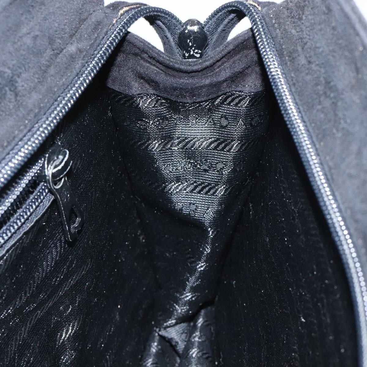 Prada Prada Vintage Chain Handbag Suede Size ONE SIZE - 19 Thumbnail