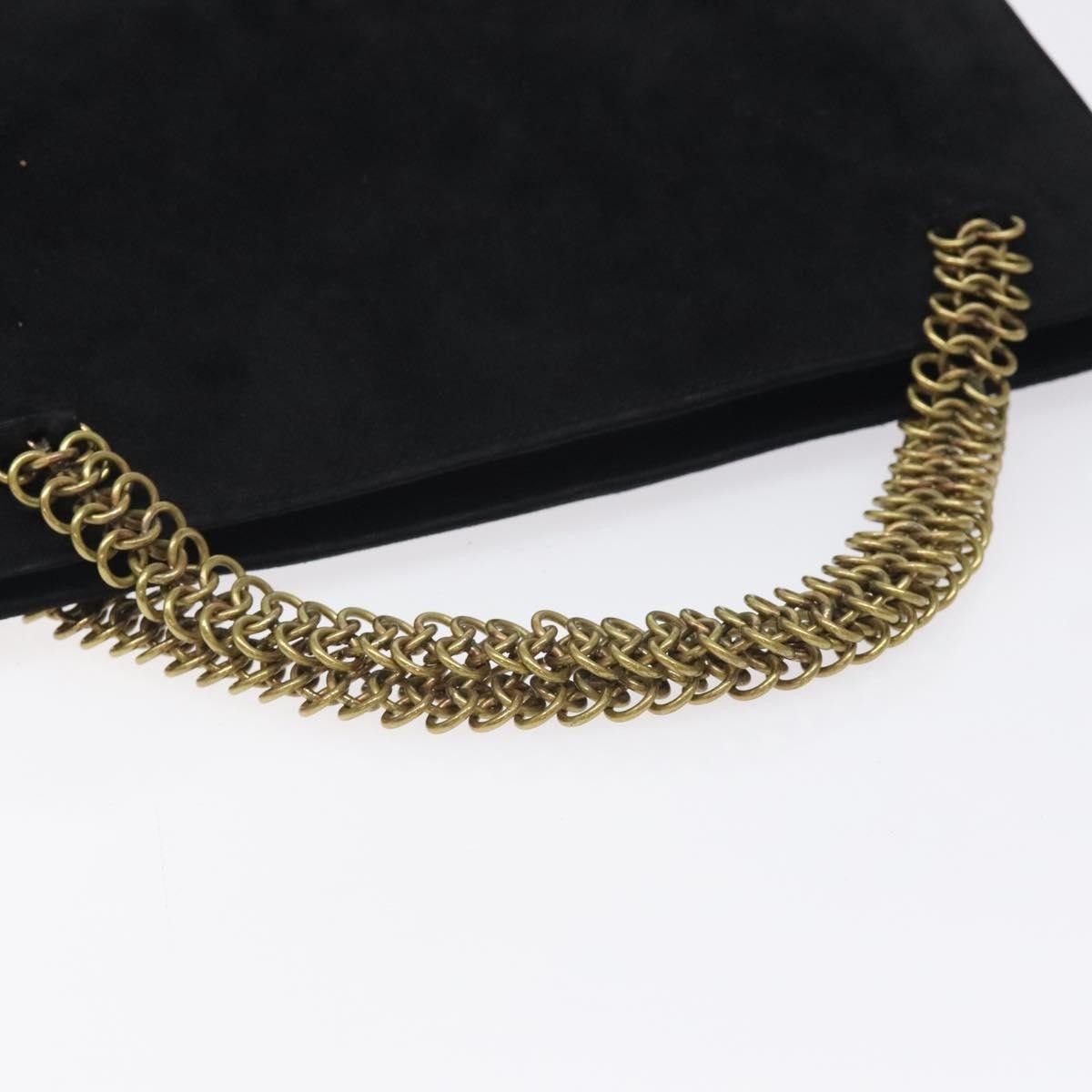 Prada Prada Vintage Chain Handbag Suede Size ONE SIZE - 8 Thumbnail