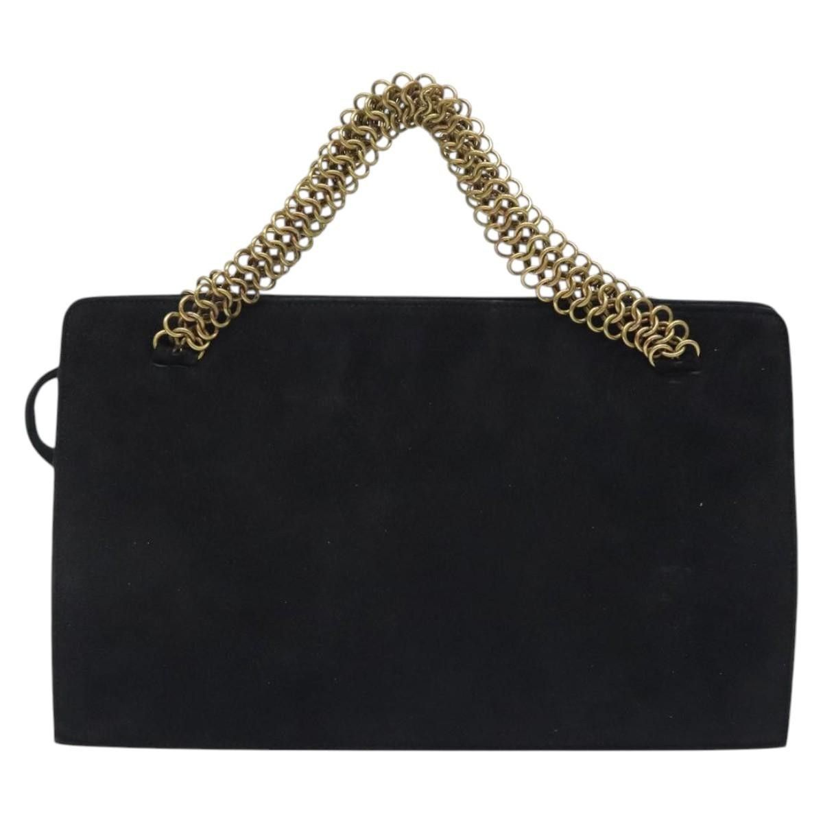 Prada Prada Vintage Chain Handbag Suede Size ONE SIZE - 2 Thumbnail