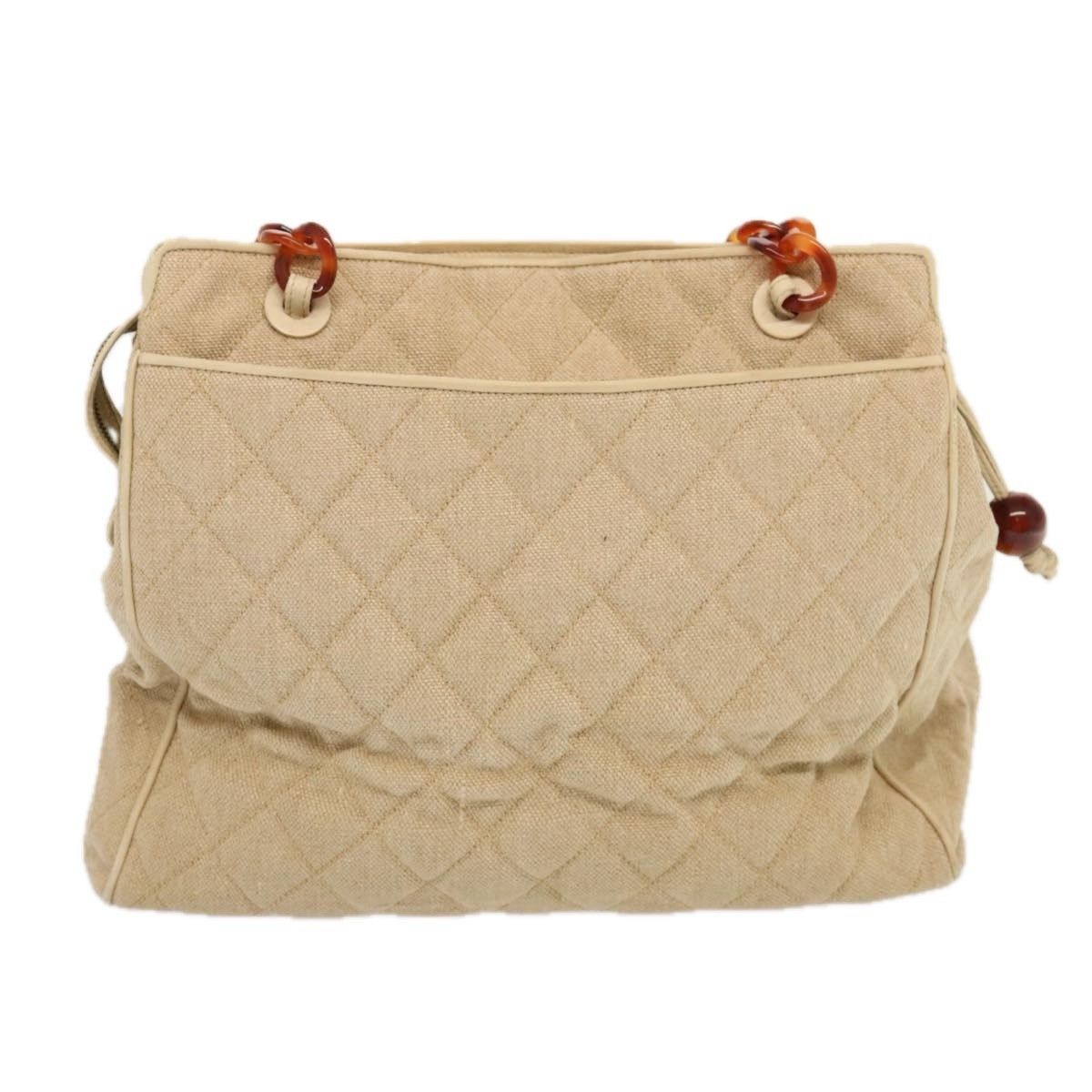 Chanel Chanel Resin Chain Handle Shoulder Bag Canvas Size ONE SIZE - 2 Thumbnail