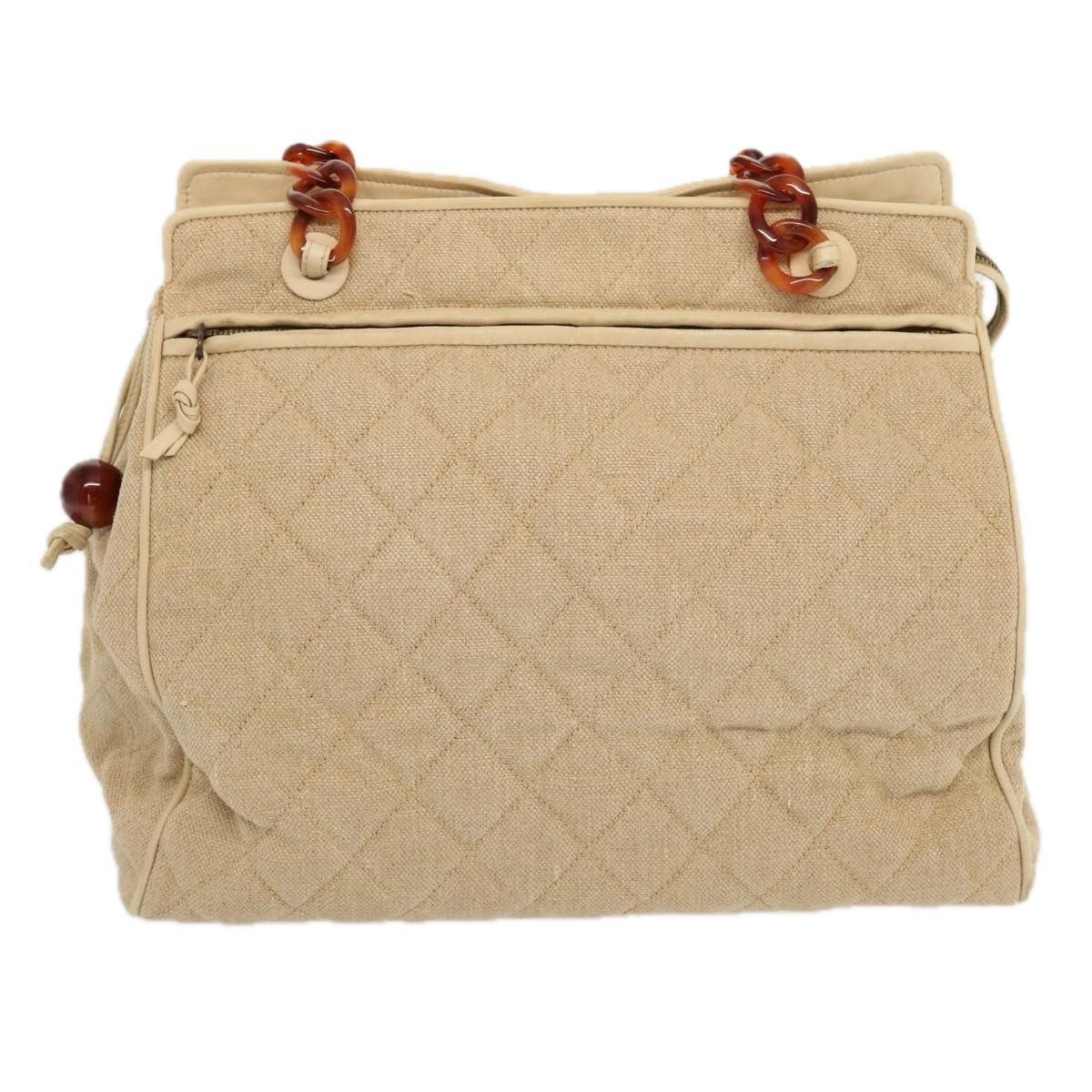 Chanel Chanel Resin Chain Handle Shoulder Bag Canvas Size ONE SIZE - 24 Thumbnail