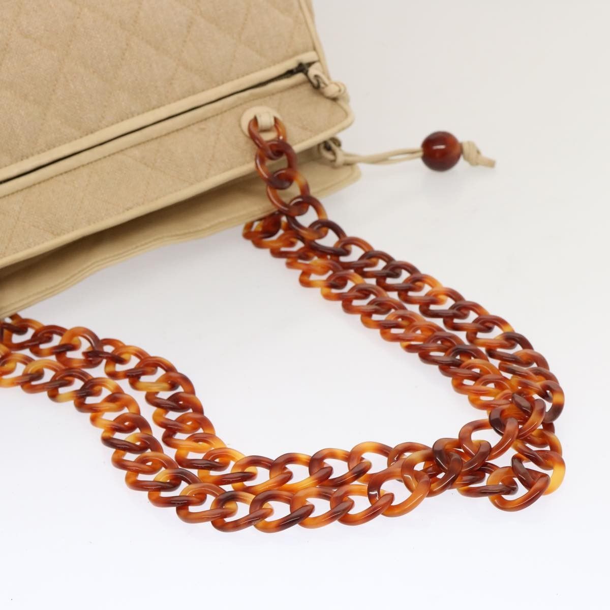 Chanel Chanel Resin Chain Handle Shoulder Bag Canvas Size ONE SIZE - 8 Thumbnail