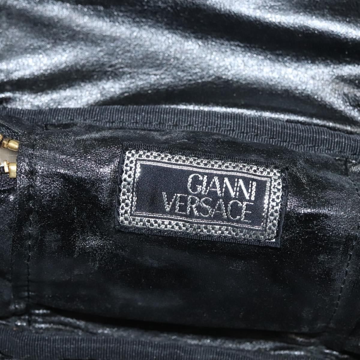 Versace Versace Vanity Hand Bag Canvas and Leather Size ONE SIZE - 6 Thumbnail