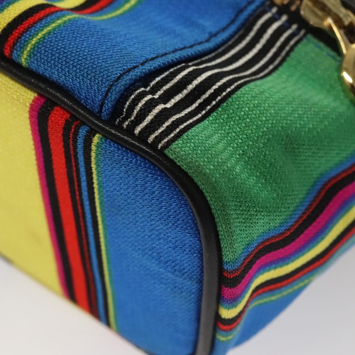 Versace Versace Vanity Hand Bag Canvas and Leather Size ONE SIZE - 10 Thumbnail