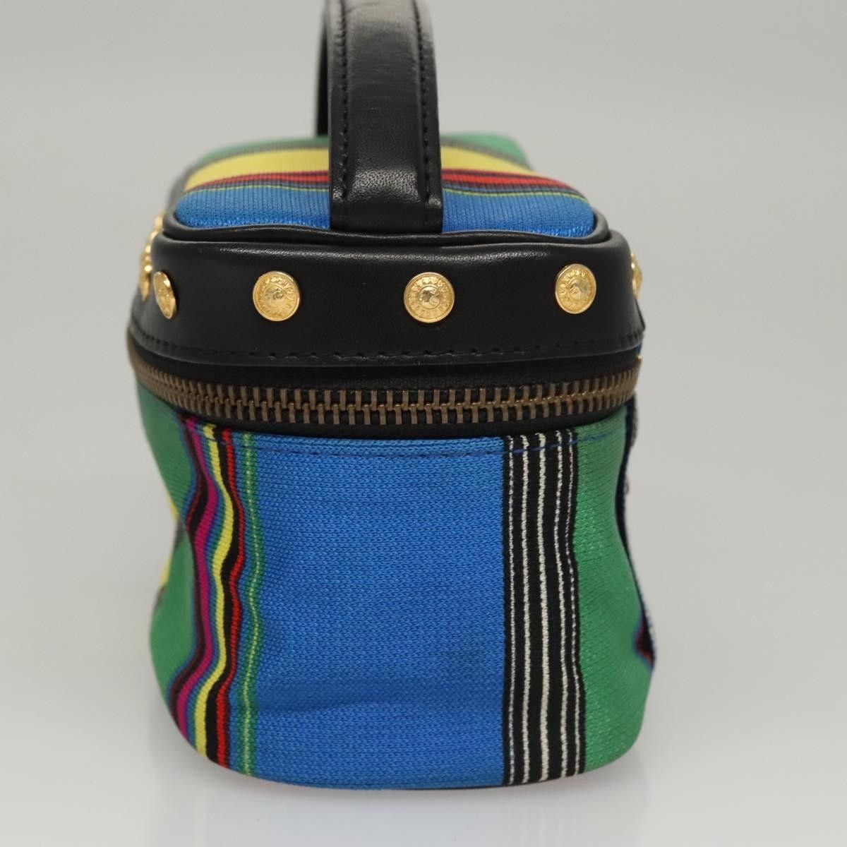 Versace Versace Vanity Hand Bag Canvas and Leather Size ONE SIZE - 3 Thumbnail