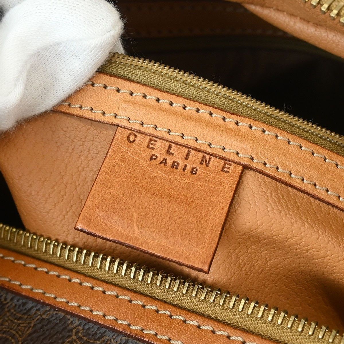Celine Celine C Macadam Handbag Canvas Size ONE SIZE - 4 Thumbnail