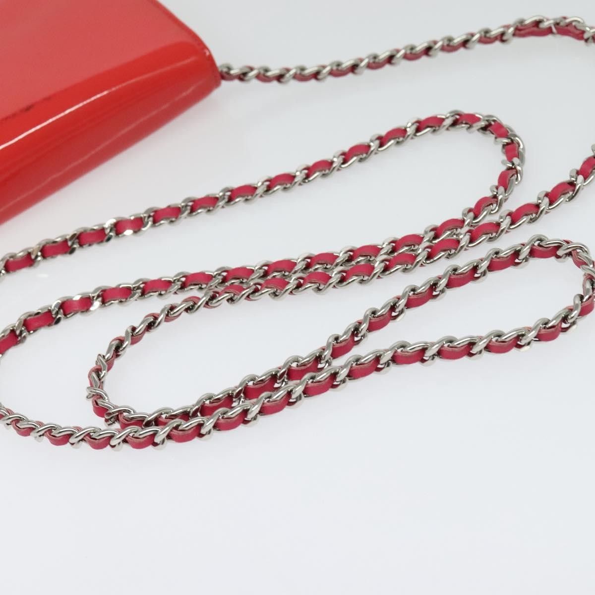 Chanel Chanel CC Logo Wallet on Chain Patent Size ONE SIZE - 8 Thumbnail