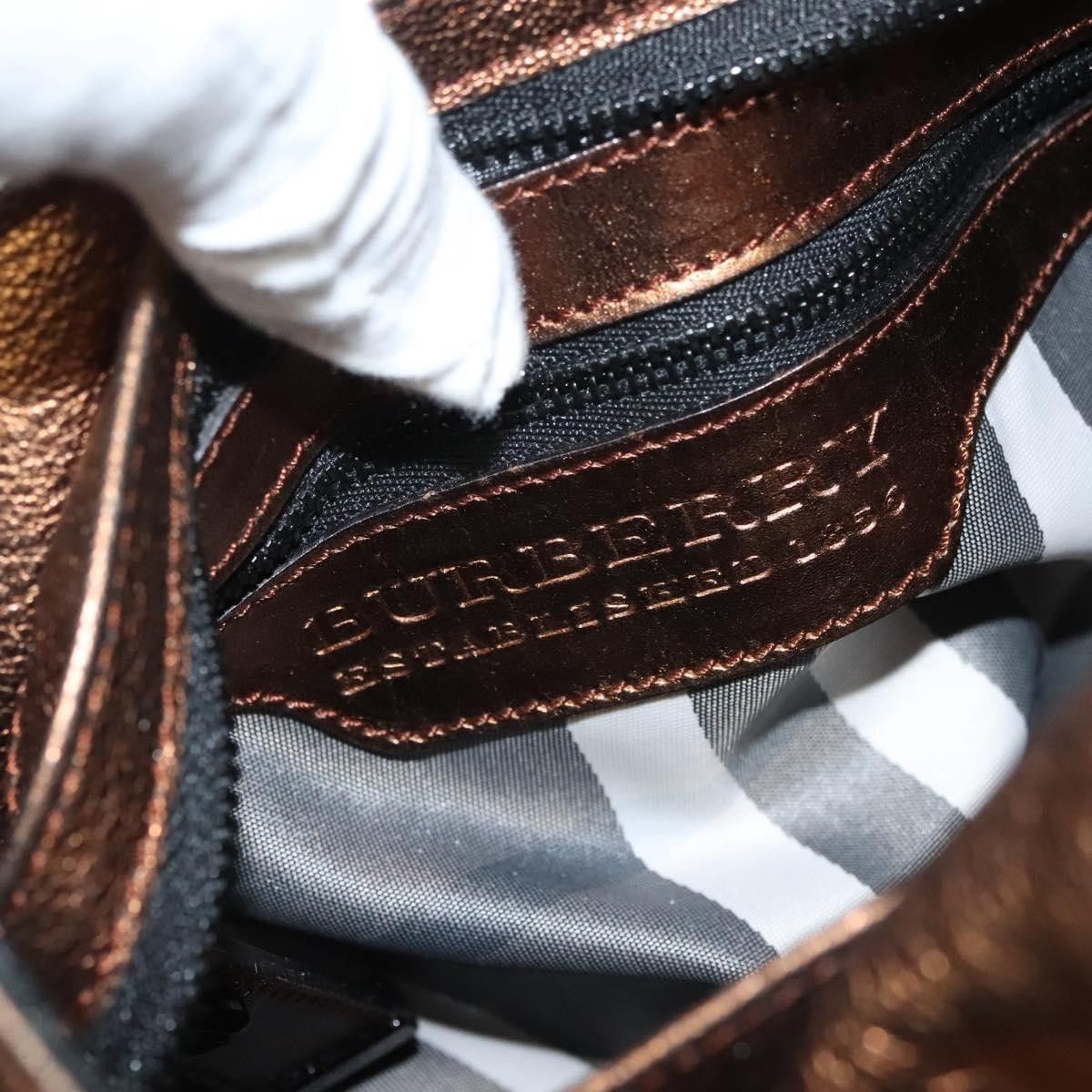 Burberry Burberry Vintage Shoulder Bag Leather Size ONE SIZE - 6 Thumbnail