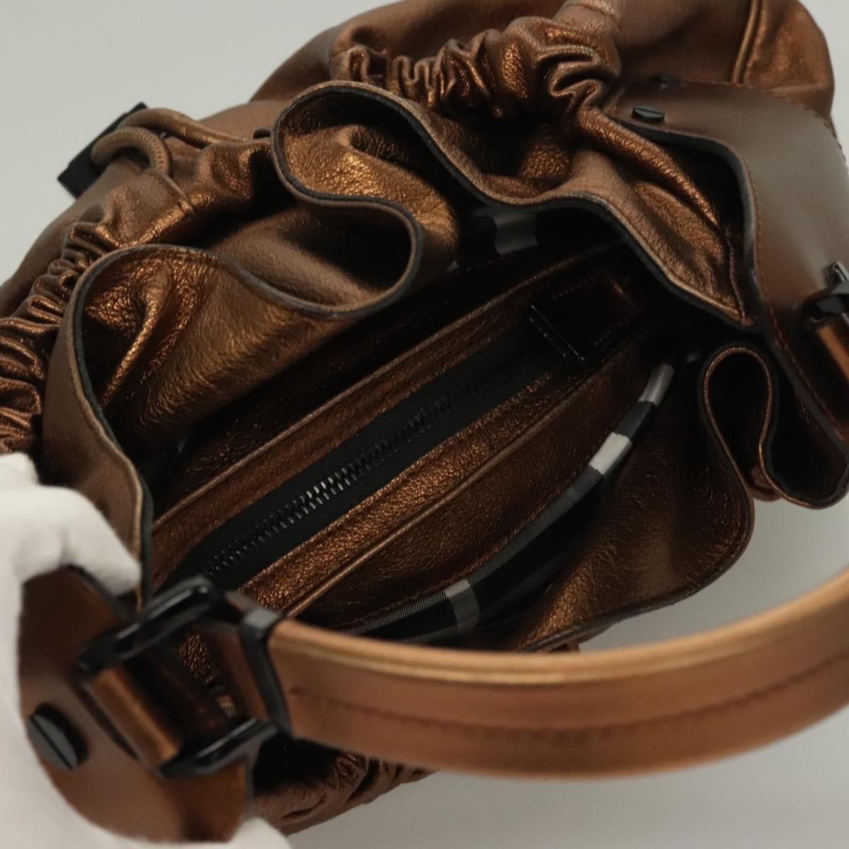 Burberry Burberry Vintage Shoulder Bag Leather Size ONE SIZE - 15 Thumbnail