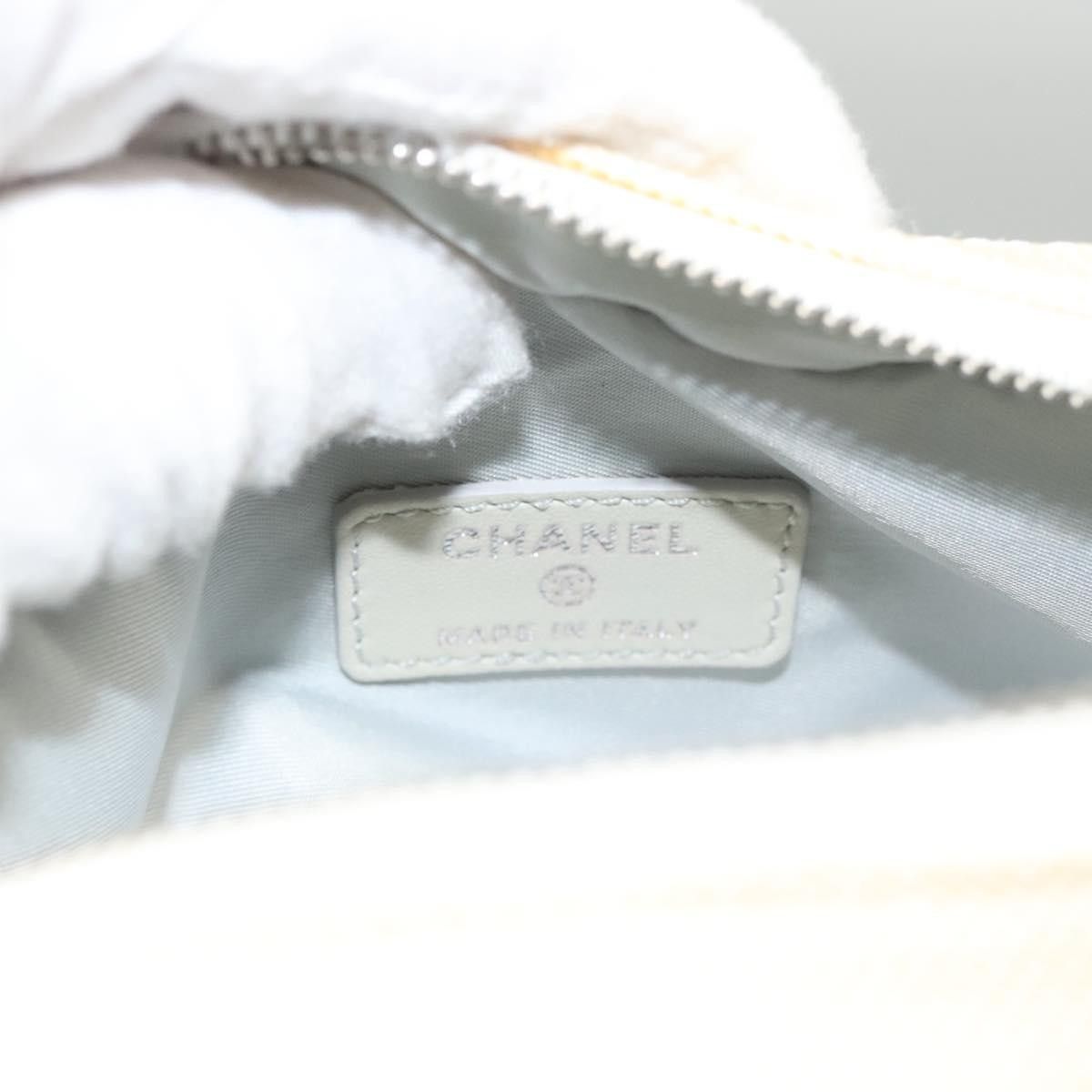 Chanel Chanel Biarritz Cosmetic Pouch Quilted Coated Canvas Size ONE SIZE - 6 Thumbnail