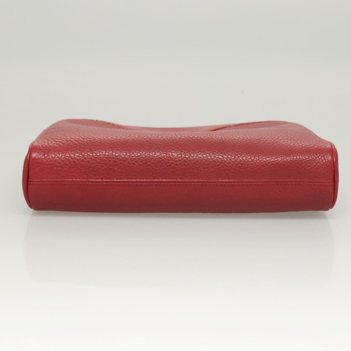 Burberry Burberry Logo Zip Around Pouch Leather Size ONE SIZE - 12 Thumbnail