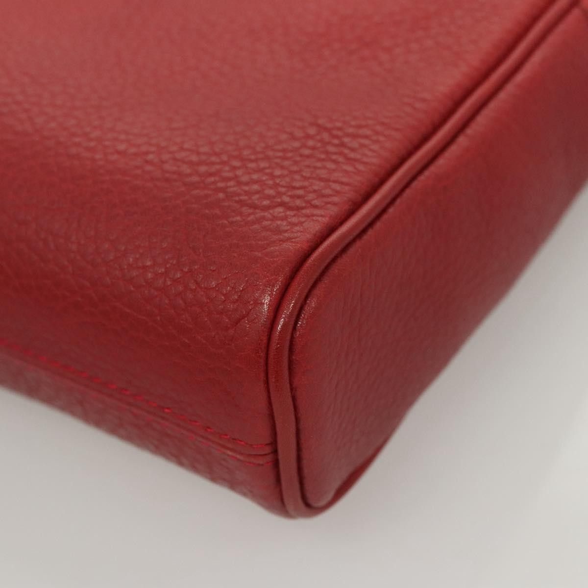 Burberry Burberry Logo Zip Around Pouch Leather Size ONE SIZE - 10 Thumbnail