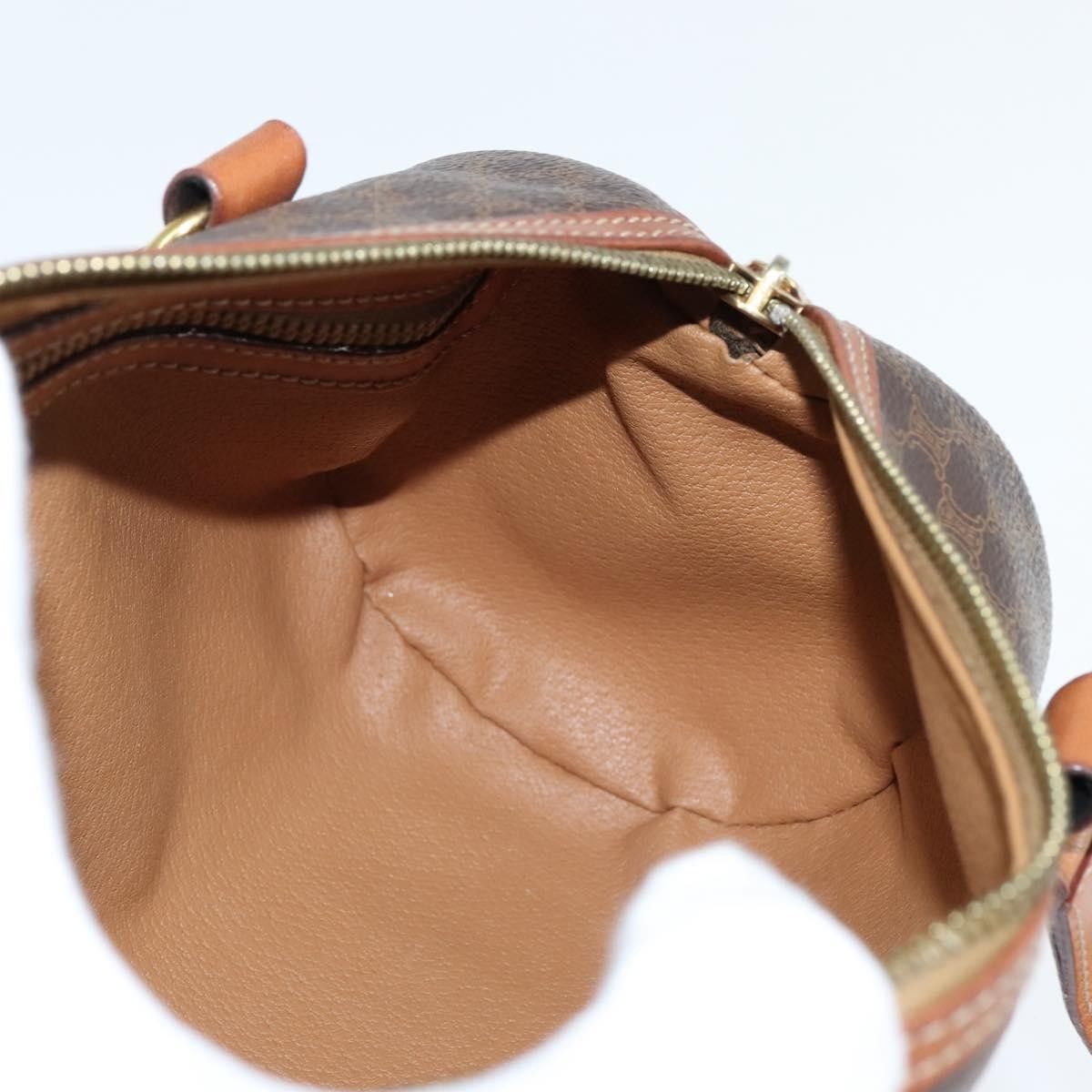 Celine Celine Vintage Macadam Shoulder Bag Canvas and Leather Size ONE SIZE - 21 Thumbnail
