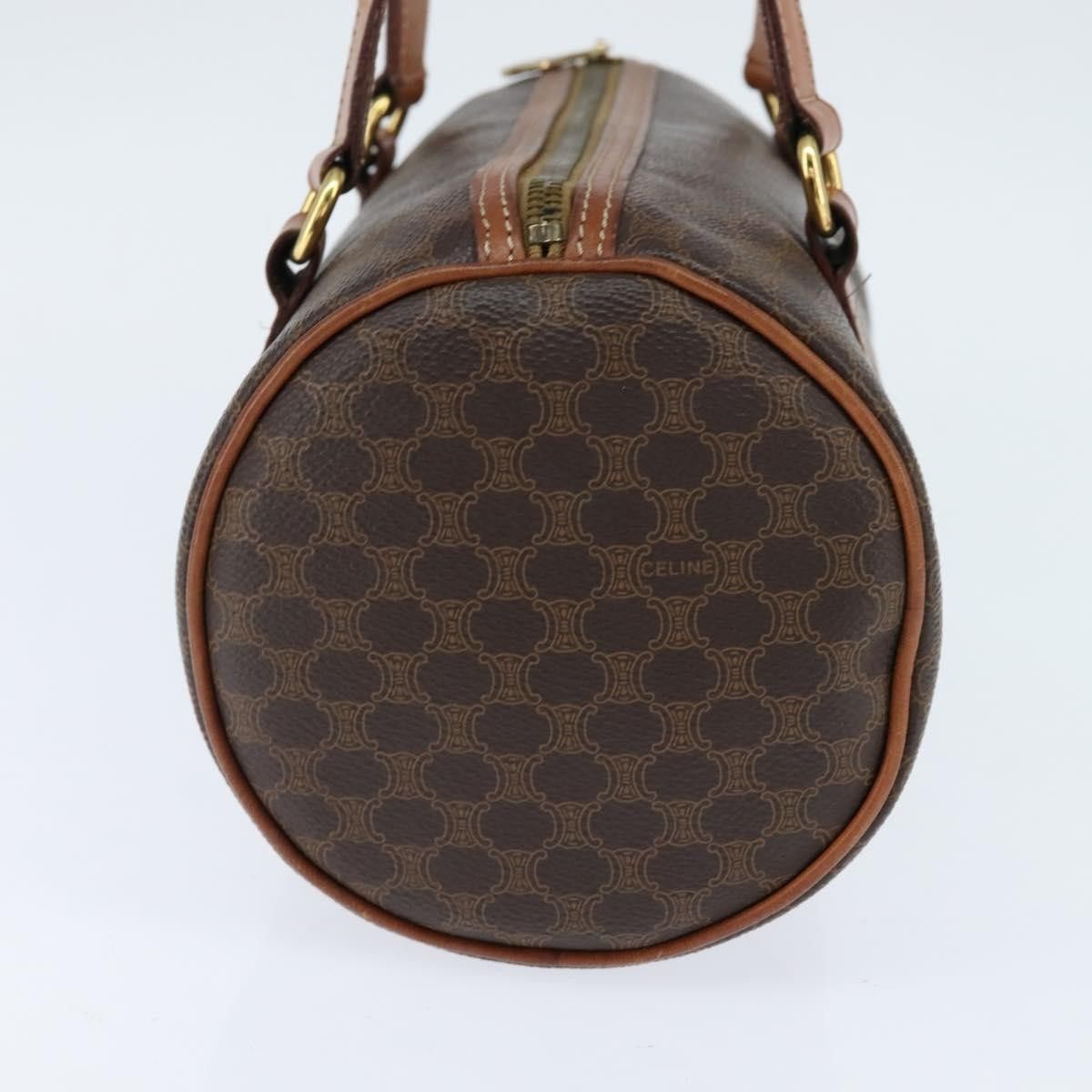 Celine Celine Vintage Macadam Shoulder Bag Canvas and Leather Size ONE SIZE - 4 Thumbnail