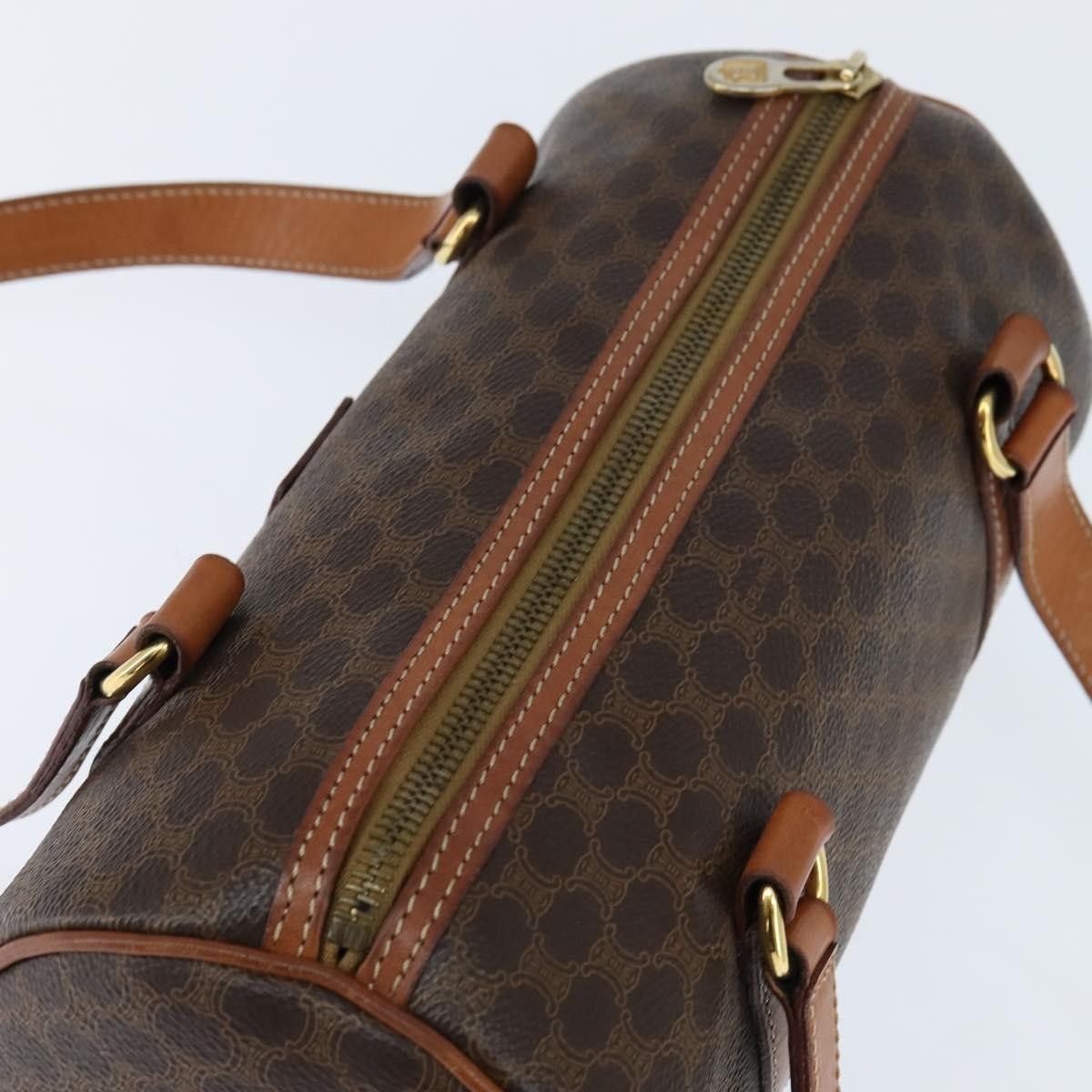 Celine Celine Vintage Macadam Shoulder Bag Canvas and Leather Size ONE SIZE - 16 Thumbnail