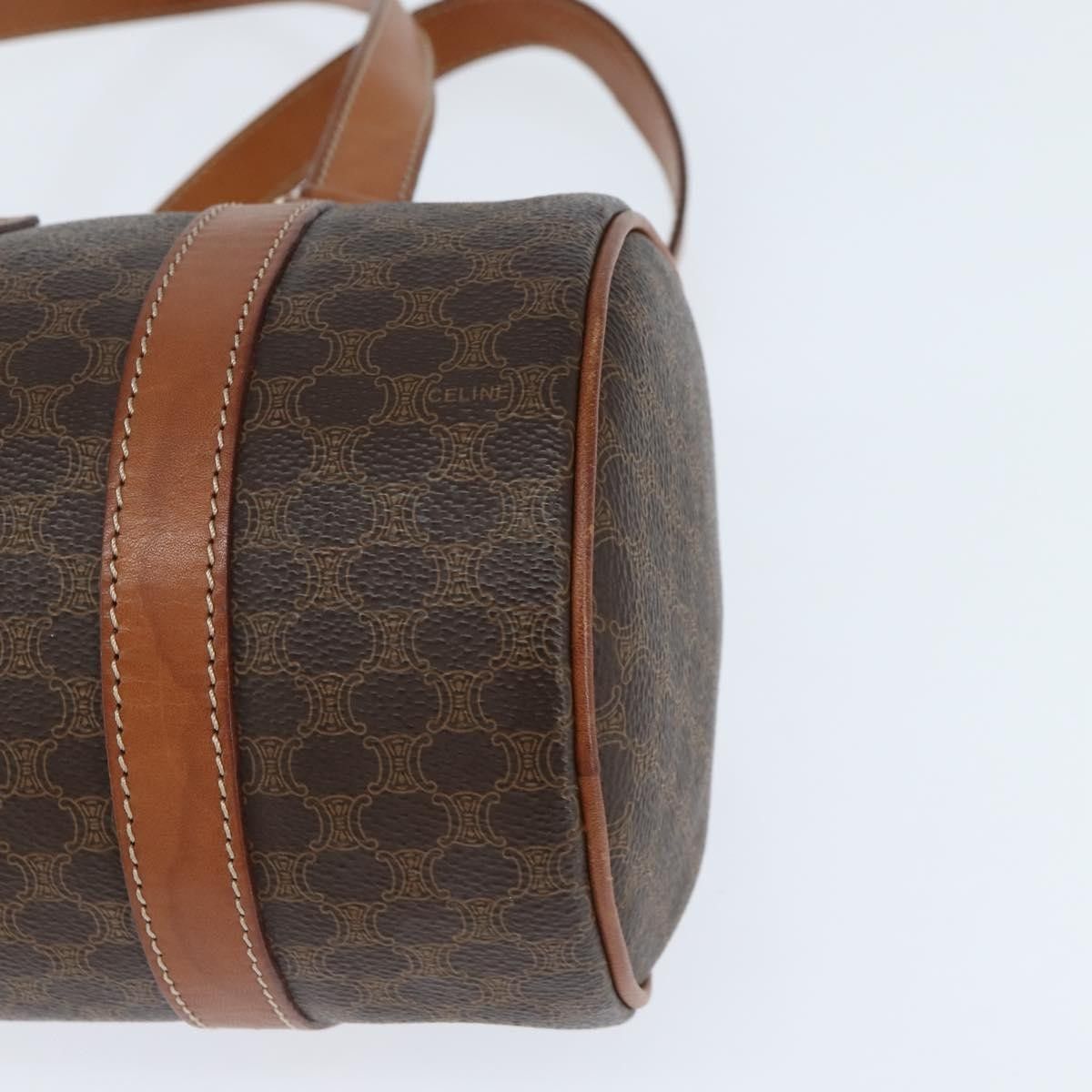 Celine Celine Vintage Macadam Shoulder Bag Canvas and Leather Size ONE SIZE - 12 Thumbnail