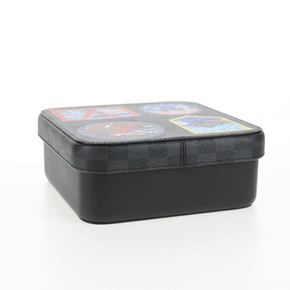 Louis Vuitton Louis Vuitton Box Camille Case Alps Patches Damier Graphite and Leather Size ONE SIZE - 15 Thumbnail