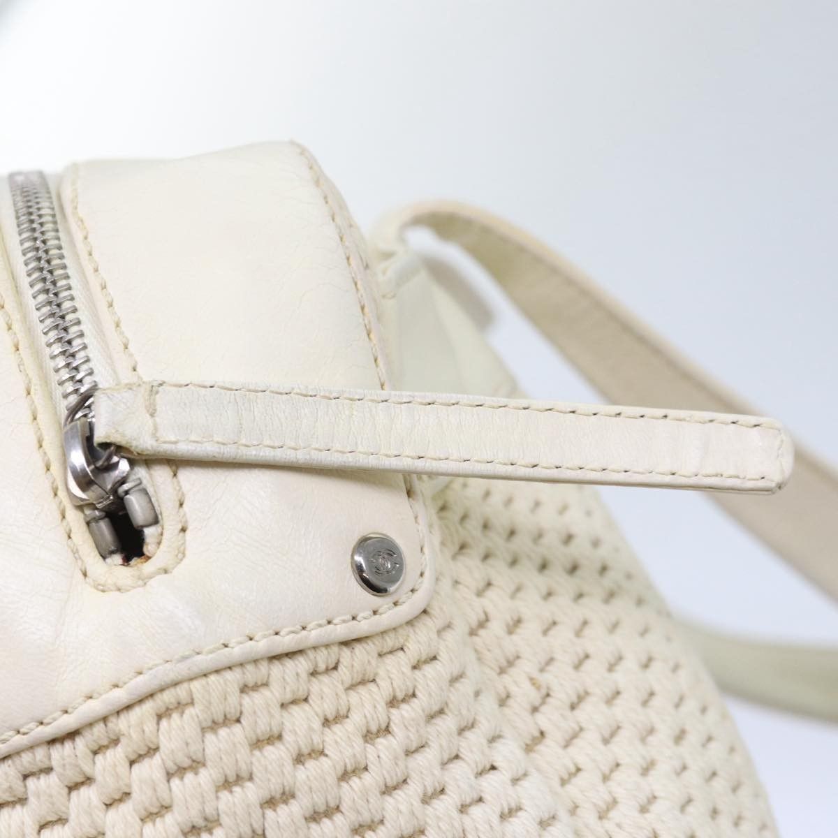 Chanel Chanel Zip Shoulder Bag Canvas Size ONE SIZE - 15 Thumbnail