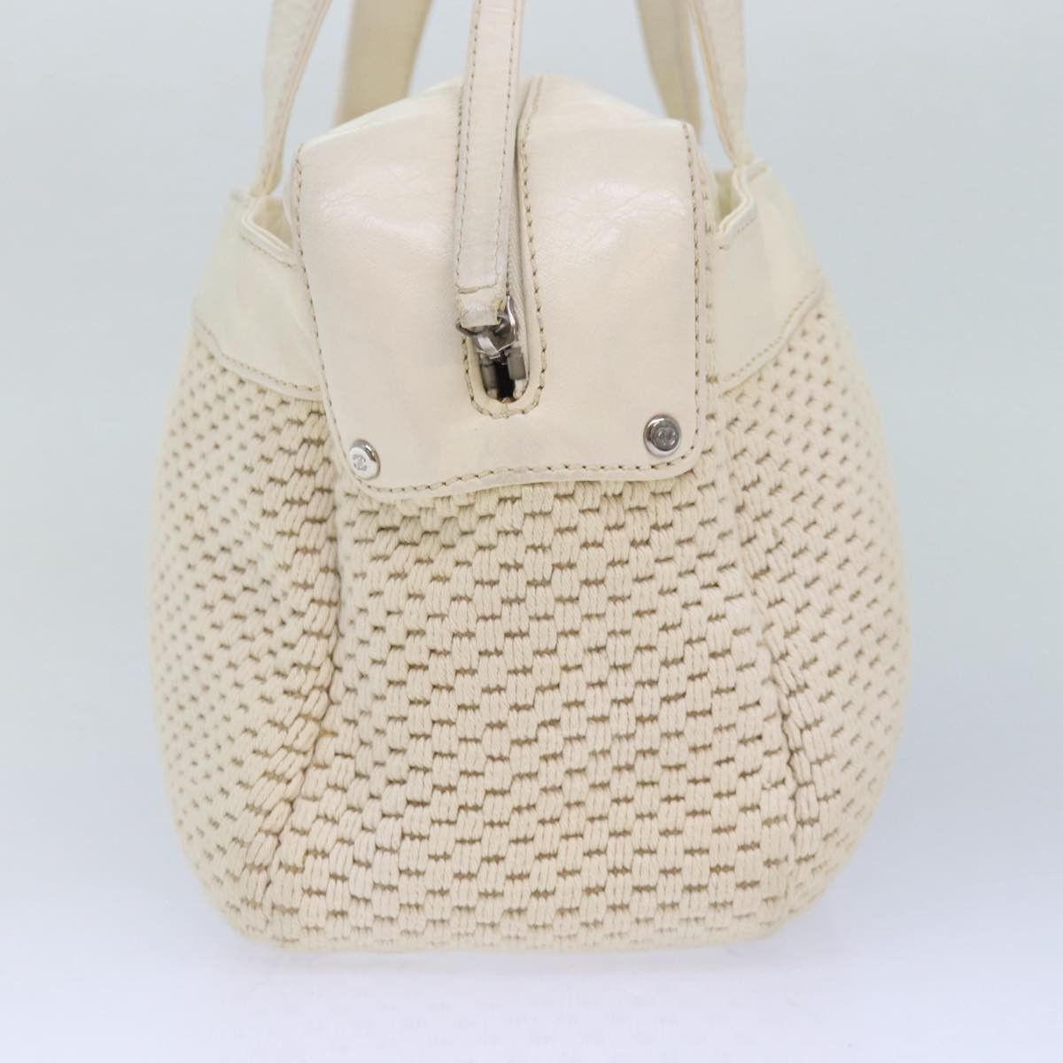 Chanel Chanel Zip Shoulder Bag Canvas Size ONE SIZE - 4 Thumbnail