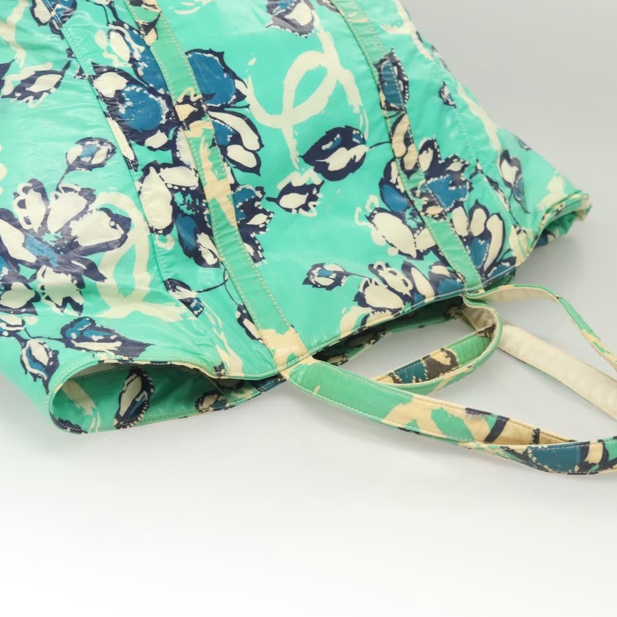 Chanel Chanel Vintage Floral Tote Nylon Size ONE SIZE - 8 Thumbnail