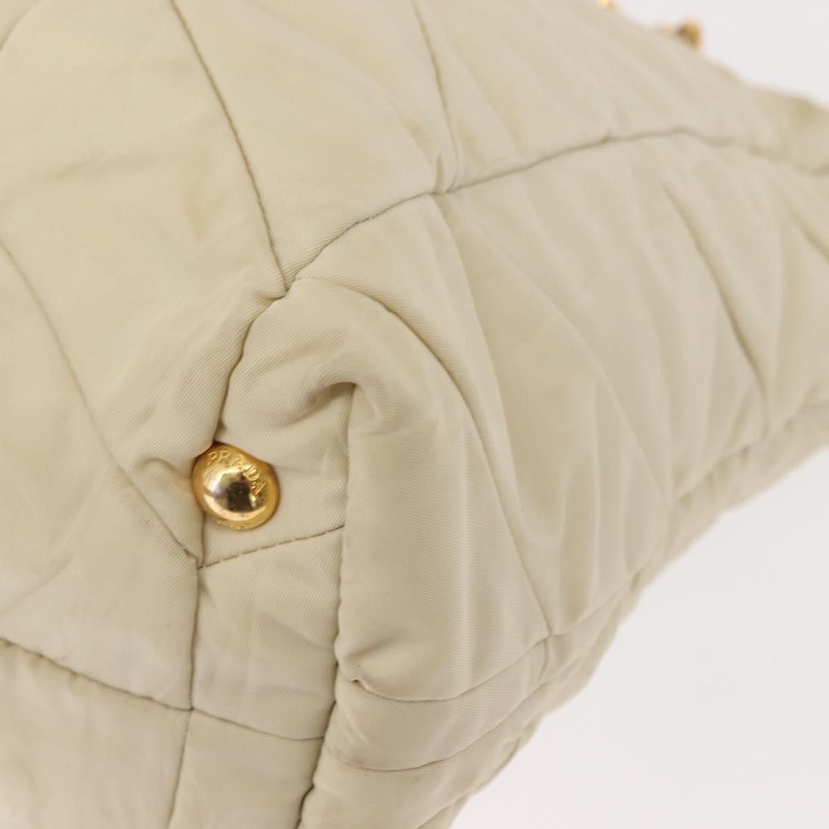 Prada Prada Chain Front Zip Tote Quilted Tessuto Size ONE SIZE - 9 Thumbnail