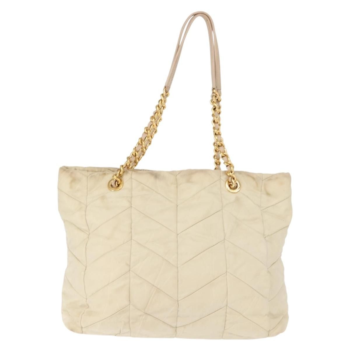Prada Prada Chain Front Zip Tote Quilted Tessuto Size ONE SIZE - 2 Thumbnail