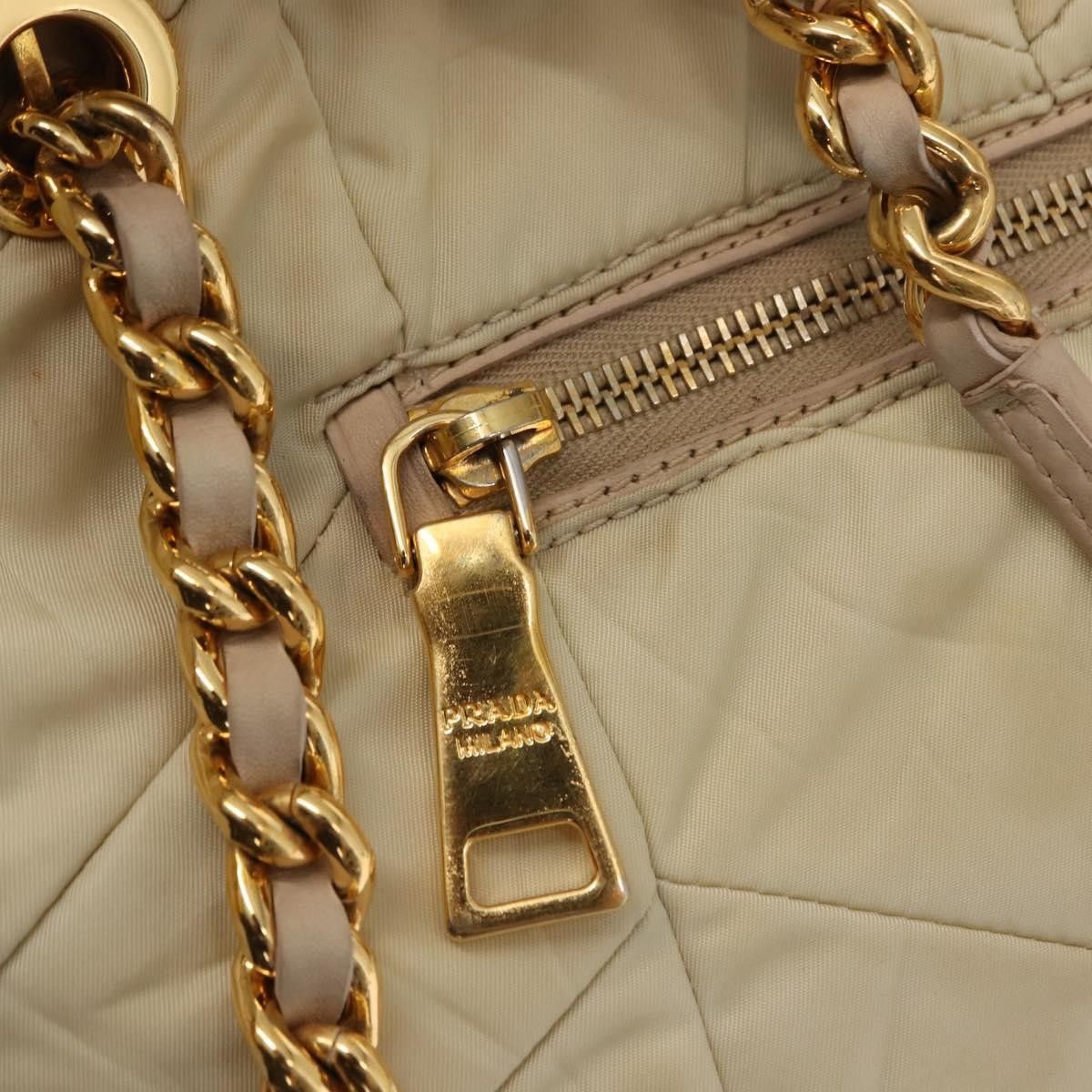 Prada Prada Chain Front Zip Tote Quilted Tessuto Size ONE SIZE - 14 Thumbnail