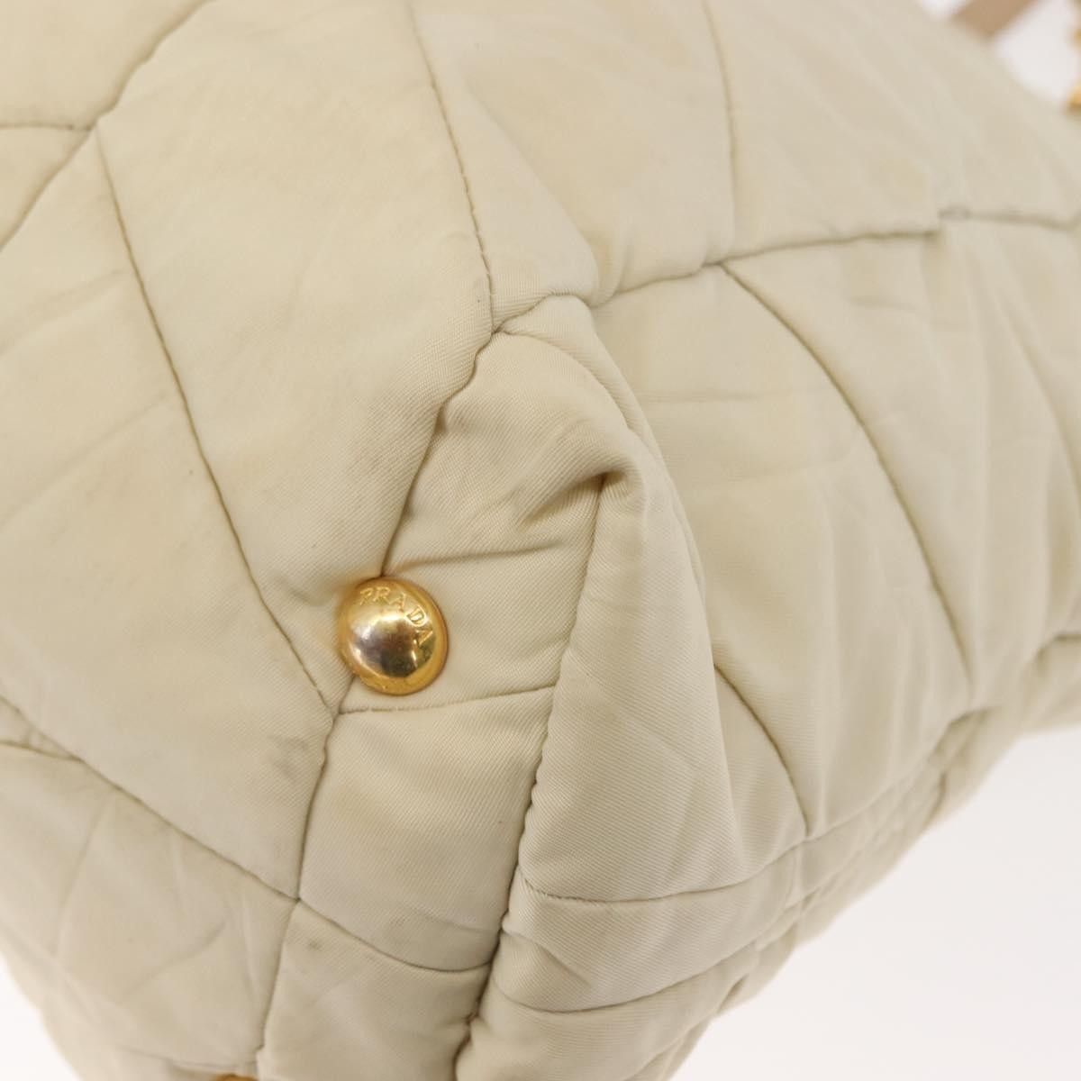 Prada Prada Chain Front Zip Tote Quilted Tessuto Size ONE SIZE - 11 Thumbnail