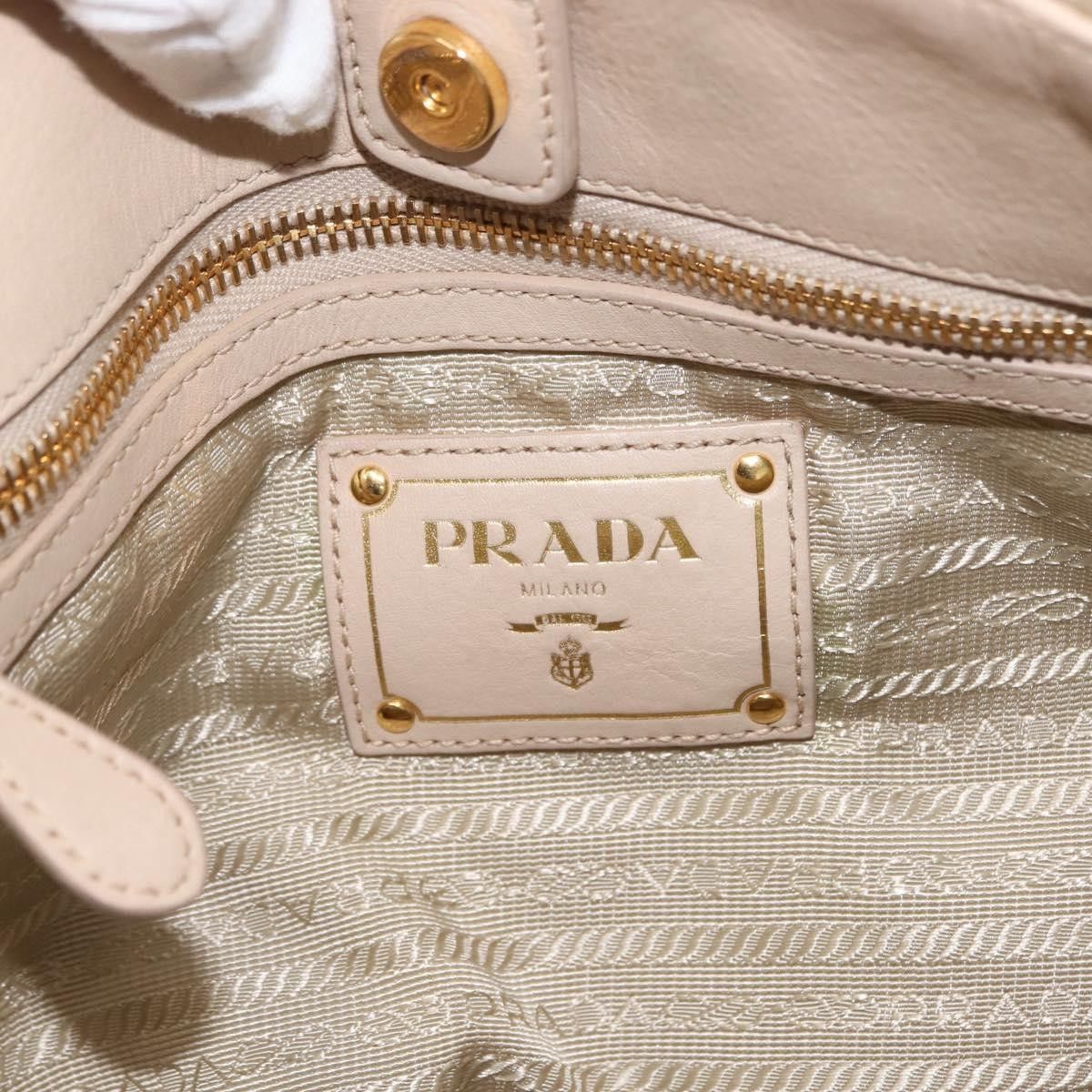 Prada Prada Chain Front Zip Tote Quilted Tessuto Size ONE SIZE - 6 Thumbnail