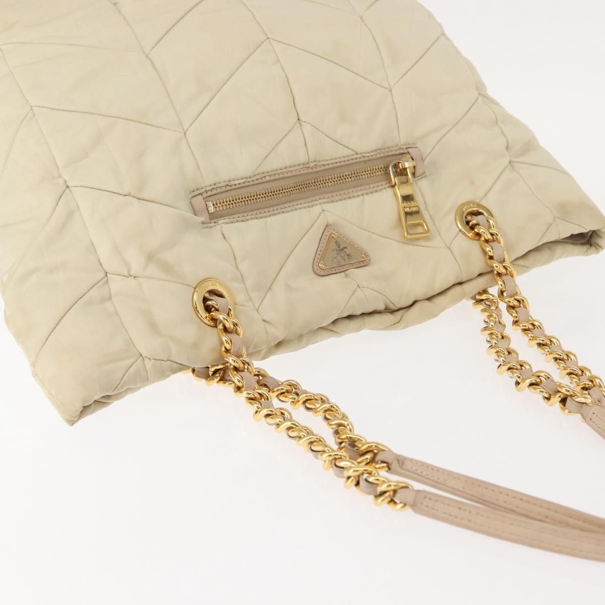 Prada Prada Chain Front Zip Tote Quilted Tessuto Size ONE SIZE - 18 Thumbnail