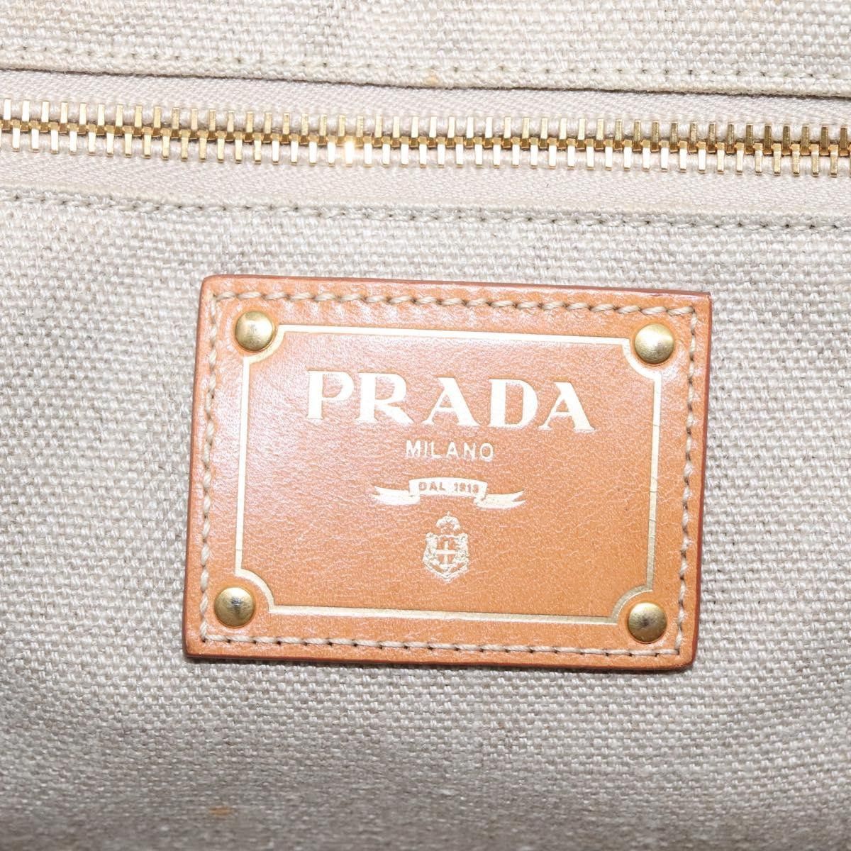 Prada Prada Canapa Open Tote Canvas Size ONE SIZE - 6 Thumbnail