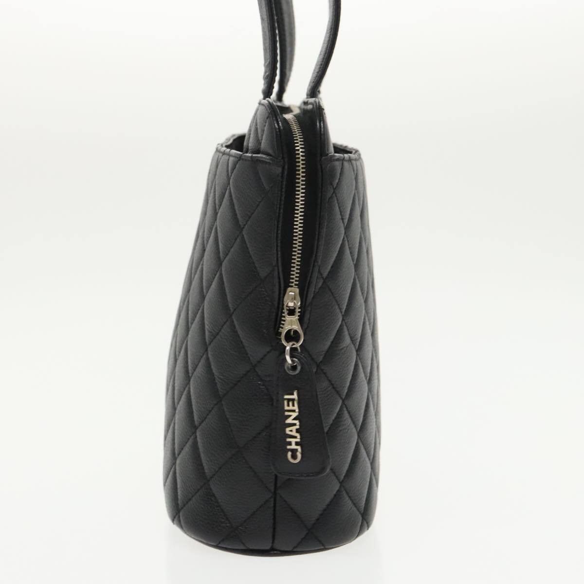 Chanel Chanel Vintage CC Zip Around Shoulder Bag Quilted Caviar Size ONE SIZE - 4 Thumbnail