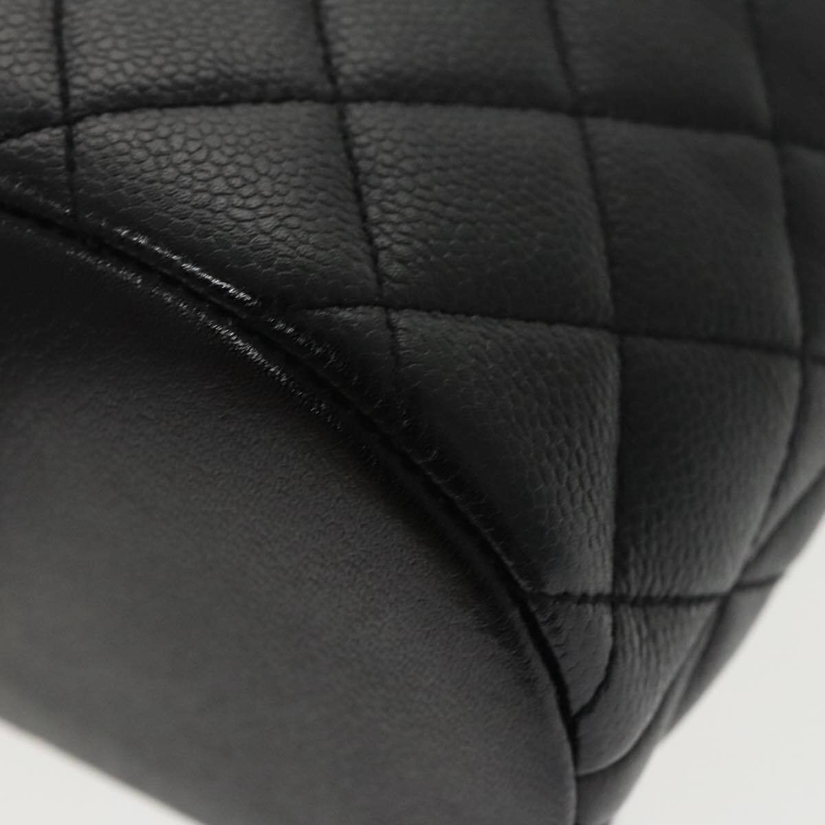 Chanel Chanel Vintage CC Zip Around Shoulder Bag Quilted Caviar Size ONE SIZE - 12 Thumbnail