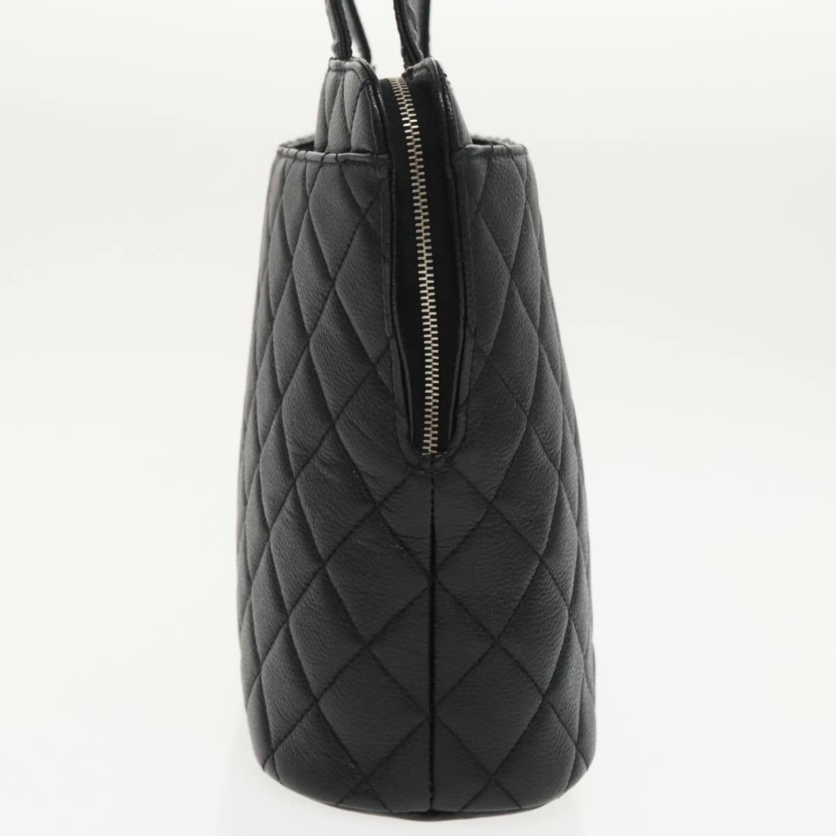 Chanel Chanel Vintage CC Zip Around Shoulder Bag Quilted Caviar Size ONE SIZE - 3 Thumbnail