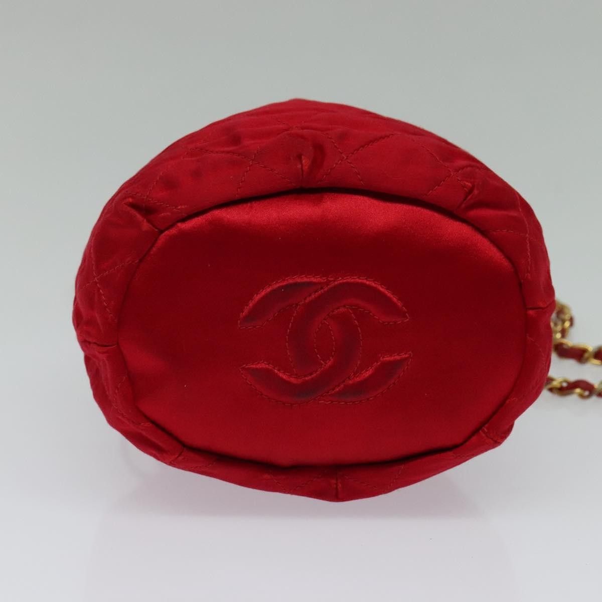 Chanel Chanel Vintage Drawstring Bucket Bag Quilted Satin Size ONE SIZE - 21 Thumbnail