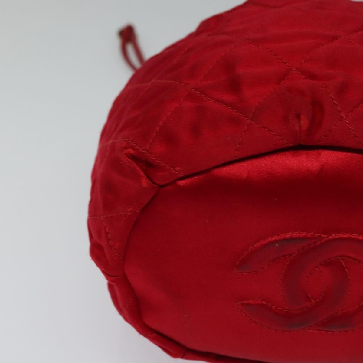 Chanel Chanel Vintage Drawstring Bucket Bag Quilted Satin Size ONE SIZE - 9 Thumbnail