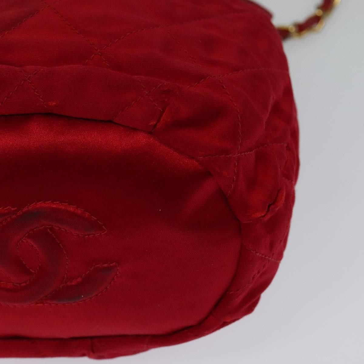 Chanel Chanel Vintage Drawstring Bucket Bag Quilted Satin Size ONE SIZE - 12 Thumbnail