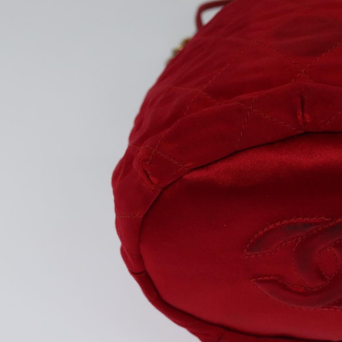 Chanel Chanel Vintage Drawstring Bucket Bag Quilted Satin Size ONE SIZE - 11 Thumbnail