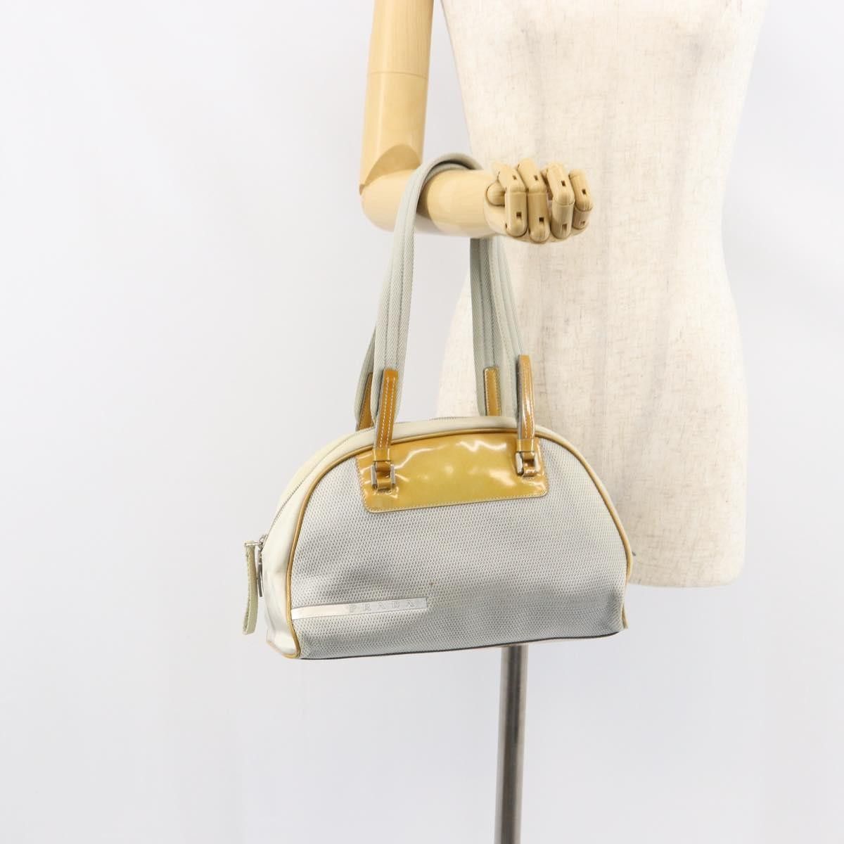 Prada Prada Vintage Zip Handbag Tessuto Size ONE SIZE - 14 Thumbnail