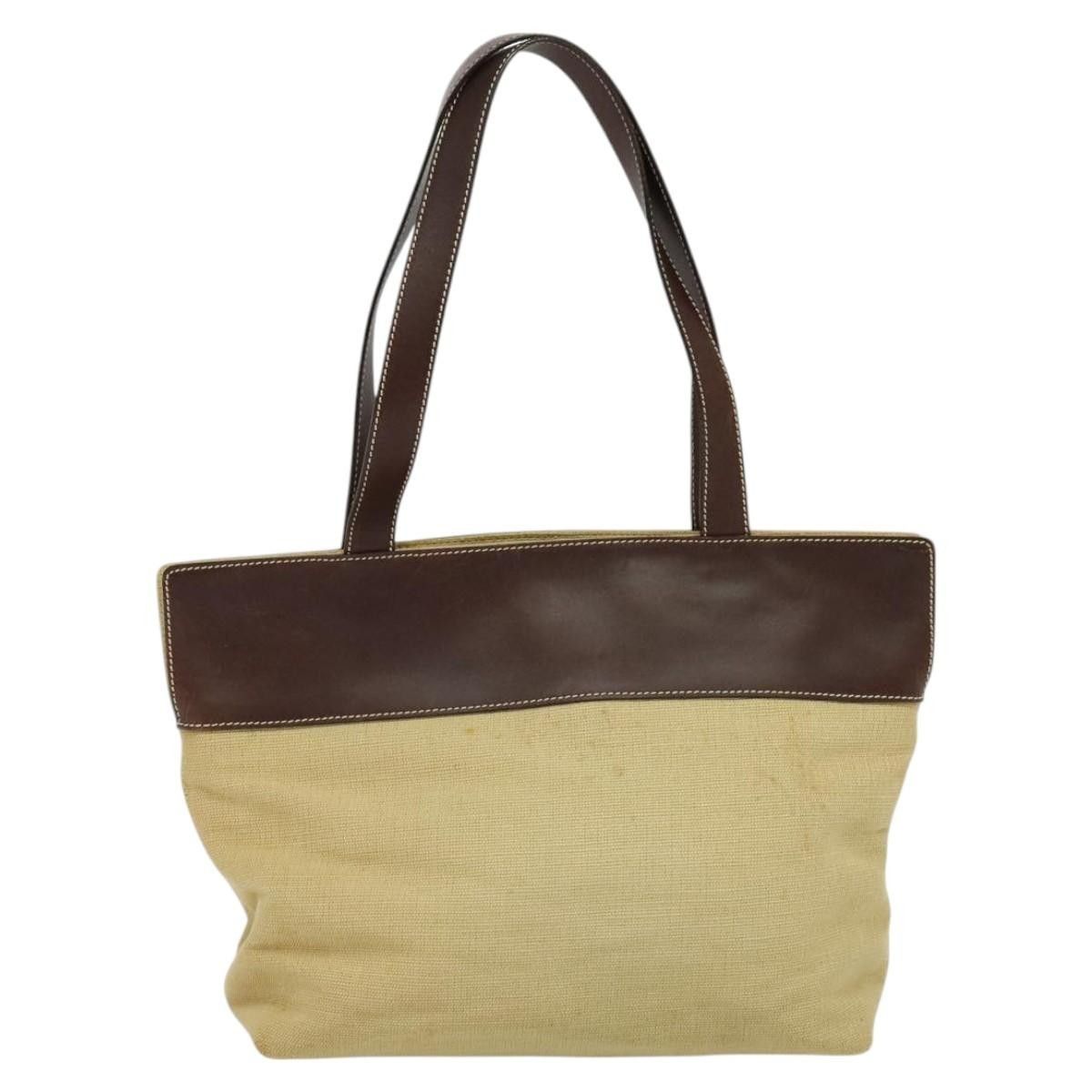 Chanel Chanel Vintage CC Tote Canvas with Leather Size ONE SIZE - 2 Thumbnail