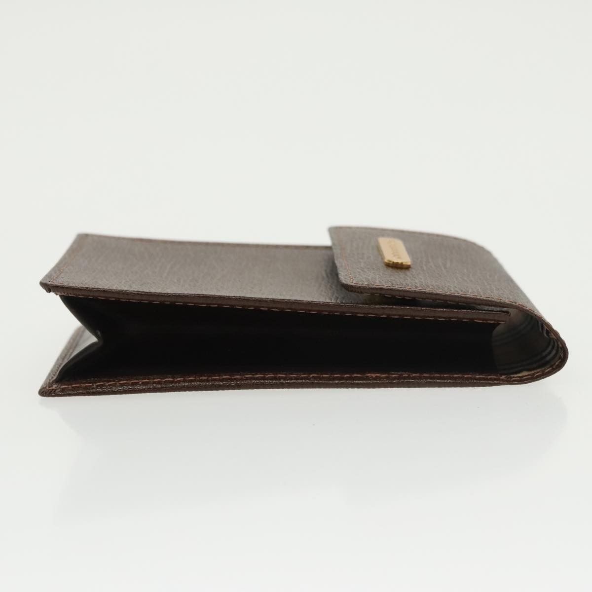 Burberry Burberry Vintage Pouch Leather Size ONE SIZE - 3 Thumbnail