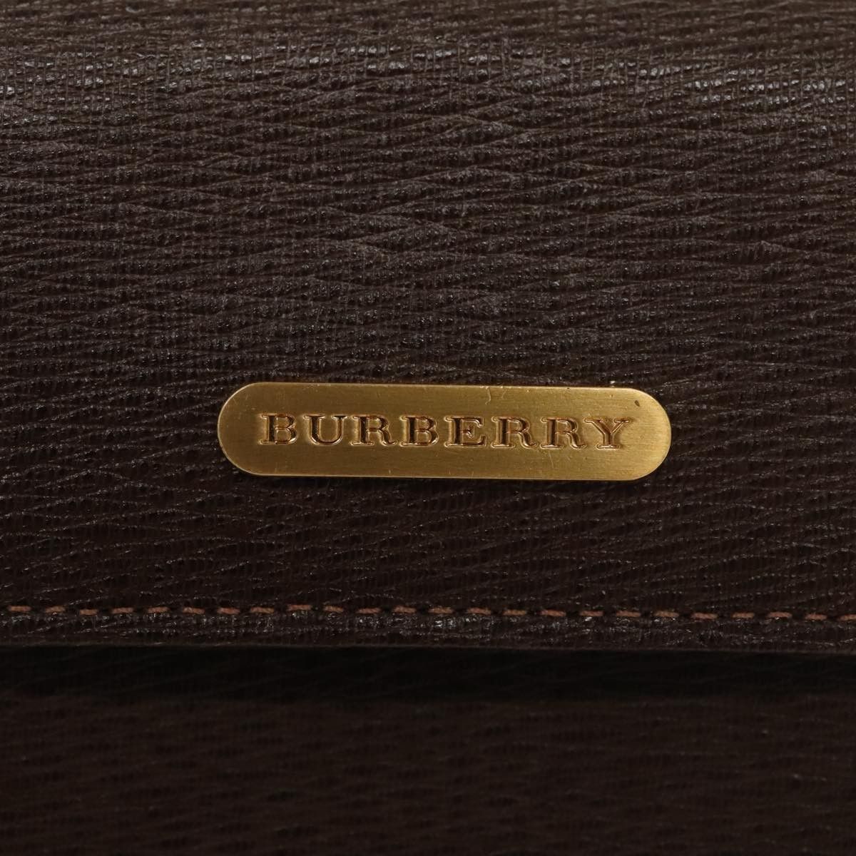 Burberry Burberry Vintage Pouch Leather Size ONE SIZE - 6 Thumbnail